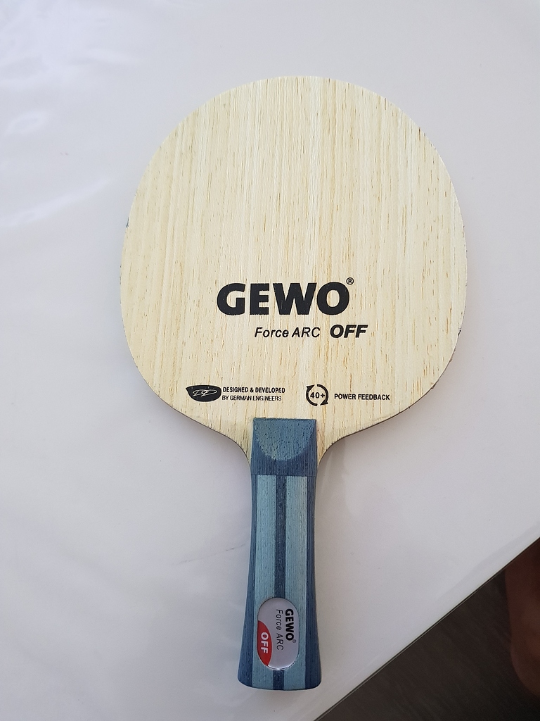 Bois GEWO ARC FORCE concave 79g Ventes Forum de tennis de table
