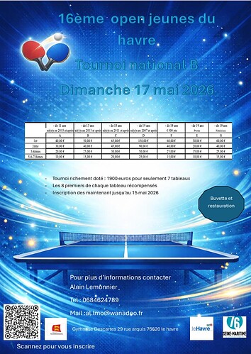 affiche open 2026